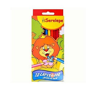 LAPIS DE COR 12 CORES SERELEPE