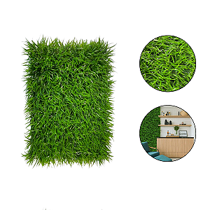 PLACA DE GRAMA VERDE BASICA 60X40CM