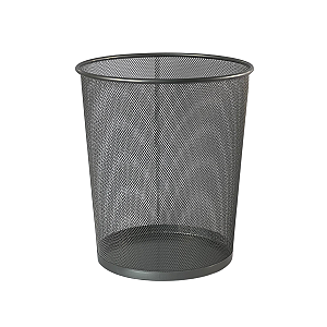 LIXEIRA TELADA METAL 12L MODERNA P/ ESCRITÓRIO