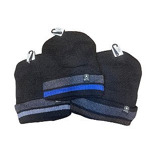 KIT C/12UN TOUCA ADULTA C/ LISTRAS CORES SORTIDAS 26CM