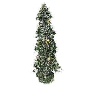 Enfeite Árvore de Natal Nevada com Luz 40 cm
