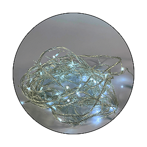 PISCA-PISCA 10M 100LED BRANCO FRIO ALTERN 5MM FIO TRANSP