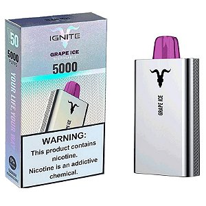 Ignite 5000 Puffs Grape Ice (V50)