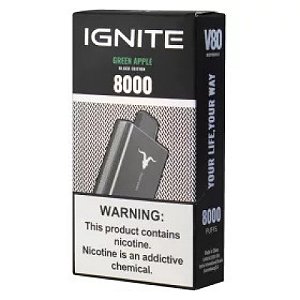 Ignite 8000 Puffs Green Apple (V80)