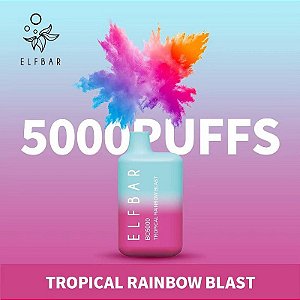 Elfbar BC5000 Puffs Tropical Rainbow Blast