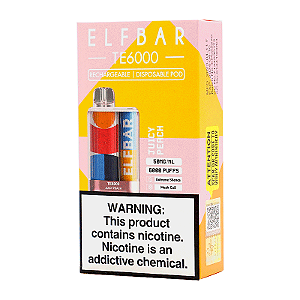 Elfbar TE6000 Puffs Juicy Peach