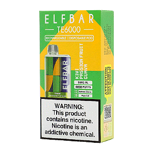 Elfbar TE6000 Puffs Kiwi Passion Fruit Guava