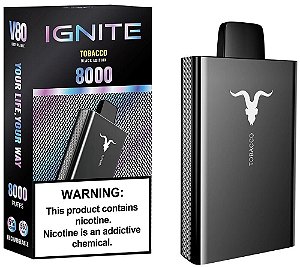 Ignite 8000 Puffs Tobacco (V80)