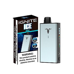 Ignite 40.000 Puffs - Ice Mint - (V400 Ice - Prata)