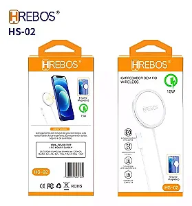 CARREGADOR POR INDUÇÃO HS-02 HREBOS