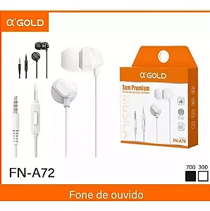 FONE DE OUVIDO ALPHA GOLD FN-A72