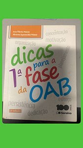 DICAS PARA A 1 ª FASE DA OAB