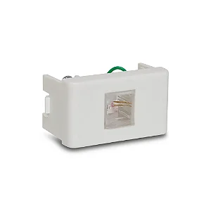Modulo Telefone Rj11 2 Fios Lunare Schneider Prm47201 Branco
