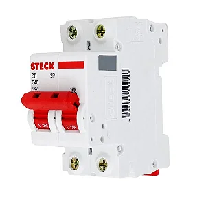 Disjuntor Bipolar 40a Curva C 3ka Sdd62c40 Steck