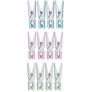 Prendedor Emborrachado Fashion 12 Peças Mor