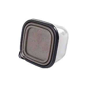 Conjunto de 3 Potes Quadrados Conect Plasútil