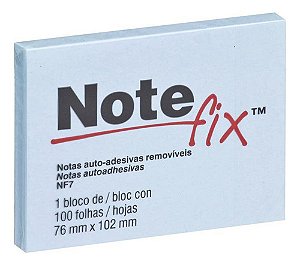 Bloco Adesivo 76mm X 102mm 100 Folhas Azul 15028 3M