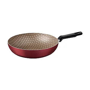 Frigideira Funda Antiaderente 24 Cm Cor Vermelho Tramontina