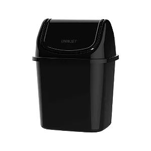 Cesto Basculante de Lixo para Pia 3,5 Litros Cor Preto Uninjet