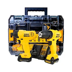 Kit Furadeira e Parafusadeira Chave de Impacto DCK201C2-BR Dewalt