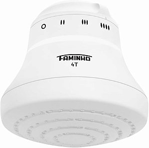 Ducha Faminho 4t 220v 6800w Com Cano 30cm Cor Branco Fame