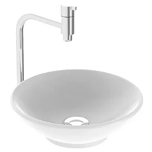 Kit Completo De Cuba Rimini Acabamento Brilhante Cor Branco Japi