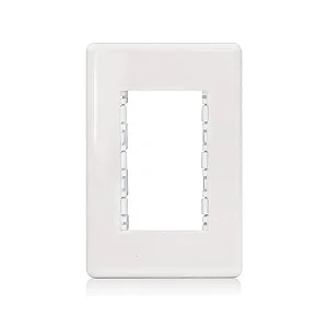 Placa 4x2 3 Módulos Horiz Com Suporte Stella Branco Steck