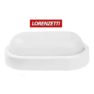 Luminária Oval Tartaruga Led 8w 6500k Bivolt Cor Da Luz Branco-frio 110v/220v Lorenzetti