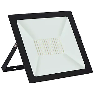 Refletor Preto Led Luz Branca 150w Bivolt Lorenzetti