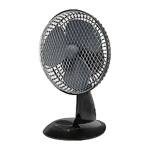 Ventilador De Mesa E Parede Personal Fan 20w Preto 3 Pás Diâmetro 18cm 127v Fame