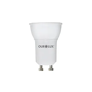 Lâmpada Led Mini Dicroica Mr11 Gu10 Bivolt 4w Cor Da Luz 6500k Ourolux