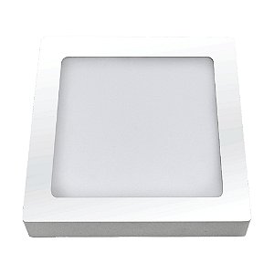 Painel Plafon Led Sobrepor 18w Biv 6500k Quadrado Ourolux