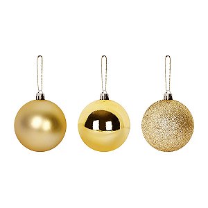 Bola Lisa Dourada Nº 6 Com 3 Peças ATEF