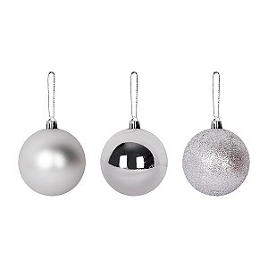 Bola Lisa Prata Nº 6 Com 3 Peças ATEF