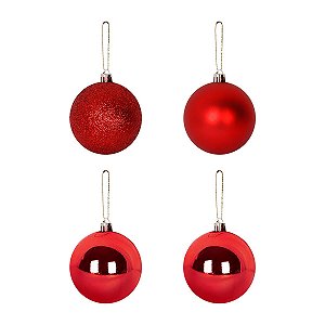 Bola Lisa Vermelha Nº 5 Com 4 Peças ATEF