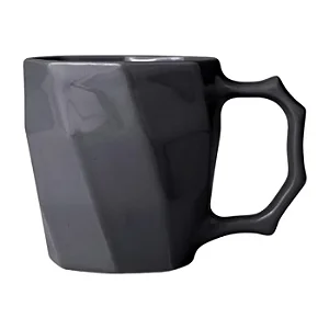 Caneca De Porcelana 260ml Cayan Cinza ATEF