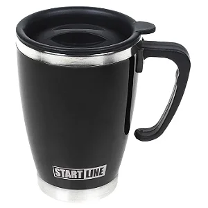 Caneca Inox Revest Plastico 400ml Art House