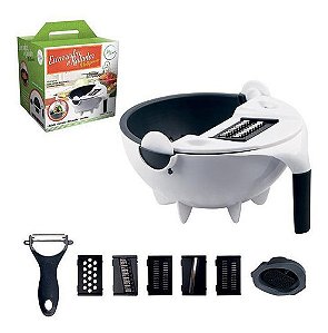 Cortador Escorredor Multifuncional Ralador De Legumes 7 Em 1 - Art House