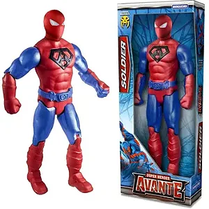 Boneco Infantil Super Herói Grande 35 Cm Brinquemix