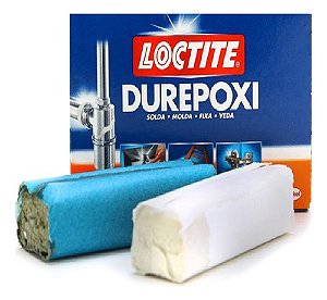 Cola Durepoxi, Mármore Metal, Vidro, Madeira 50g Loctite