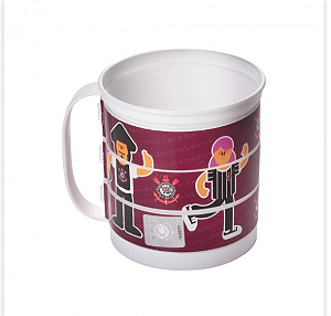 Caneca Divertida Corinthians Kids Plasútil