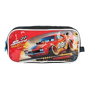 Estojo Speed Car Champion Poliester Azul Marinho SCE10U Santino