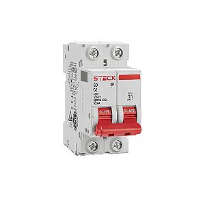 Disjuntor Sd62 2p 02, 04, 06a Curva C 3ka Steck