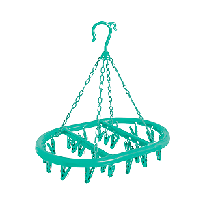 Mini Varal Oval C/ 24 Prendedores Bettanin