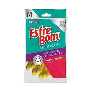 Esfrebom Luva Multiuso Media Latex Bettanin