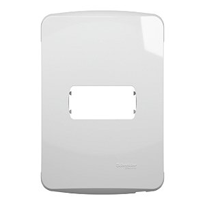 Placa De Módulo Miluz 1 Com Suporte Cor Branca Schneider