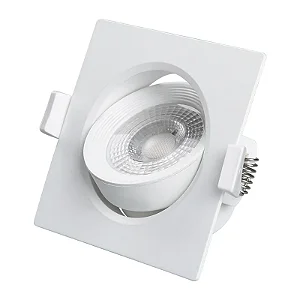 Spot De Led Quadrado 5w Bivolt 6500k Luz Branca Lorenzetti