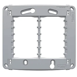 Suporte 4x4 6 Postos Miluz Cor Branco Schneider