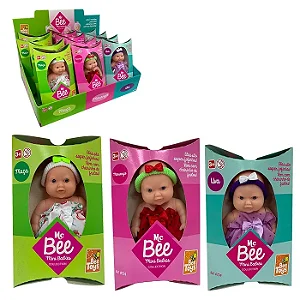 Mini Bonecas Babies Mc Bee 12Pcs ATEF