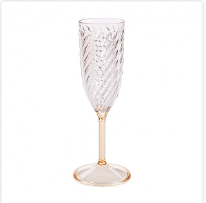 Taça Champanhe Twist 200Ml Plasútil